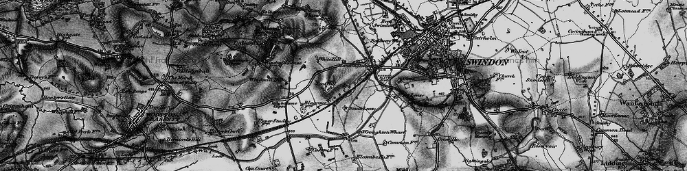 Old map of South Leaze in 1898
