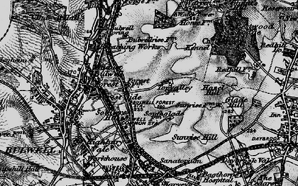 Old map of Top Valley in 1899