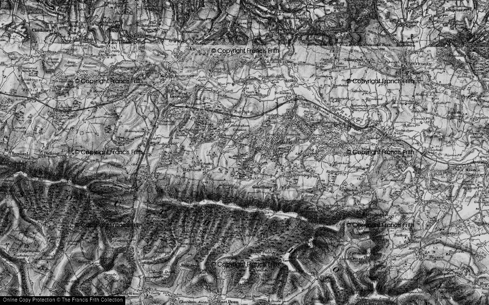 Old Map of Topleigh, 1895 in 1895