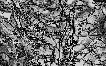Old map of Last Drop Village, The in 1896