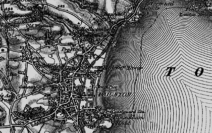 Old map of Torbay in 1898