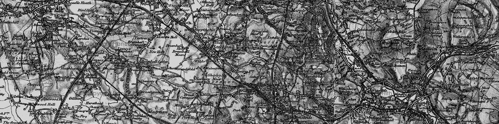 Old map of Torkington in 1896