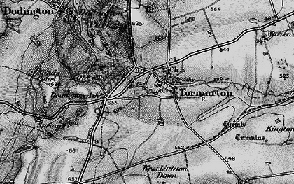 Old map of Tormarton in 1898