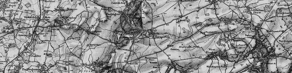 Old map of Tormarton in 1898