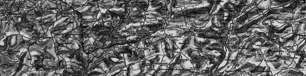 Old map of Torr in 1897