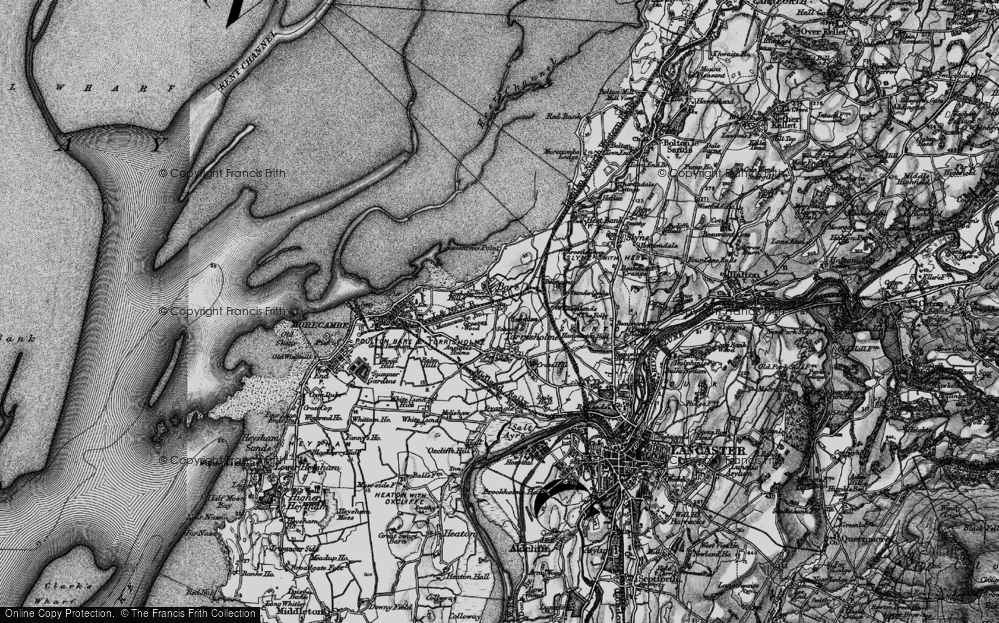 Old Map of Torrisholme, 1898 in 1898