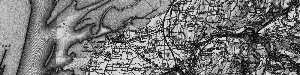 Old map of Torrisholme in 1898