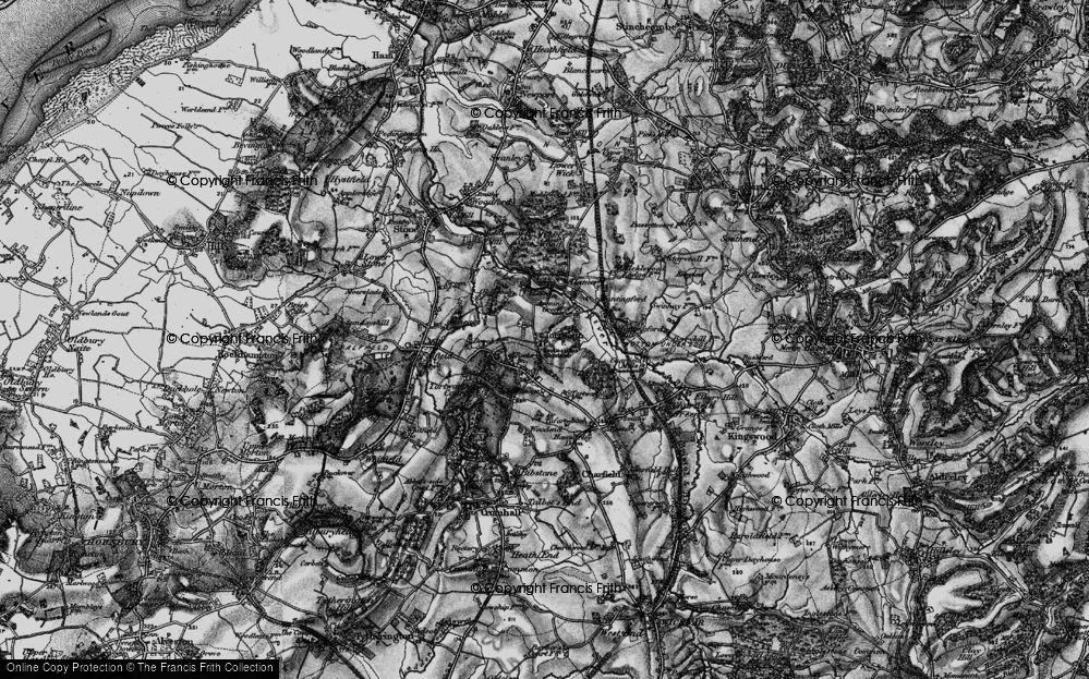 Old Map of Tortworth, 1897 in 1897