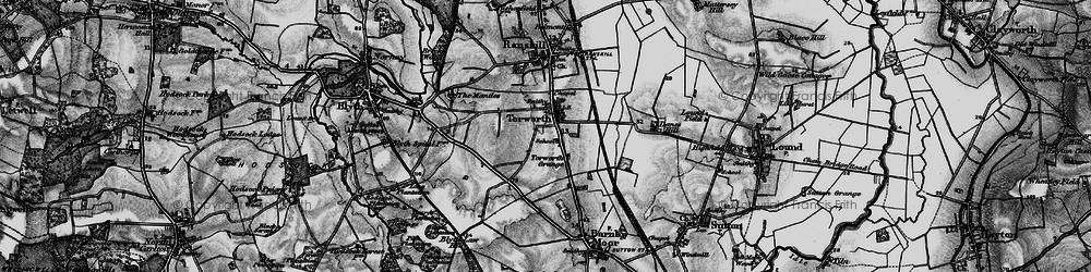 Old map of Torworth in 1895