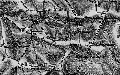 Old map of Tosberry in 1896