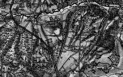 Old map of Tot Hill in 1895