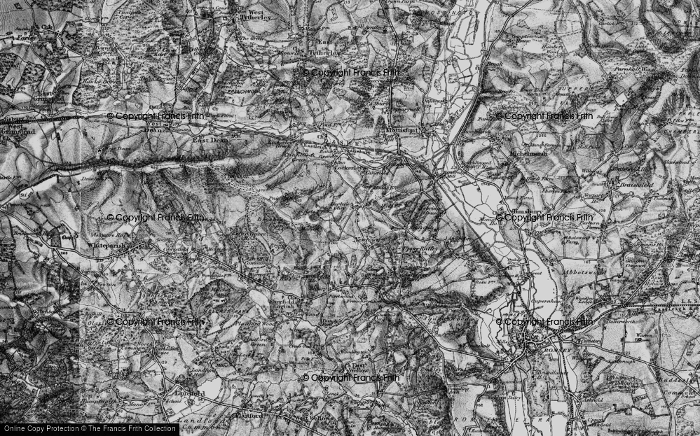 Old Map of Tote Hill, 1895 in 1895