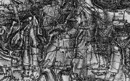 Old map of Tote Hill in 1895