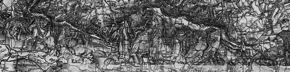 Old map of Tote Hill in 1895