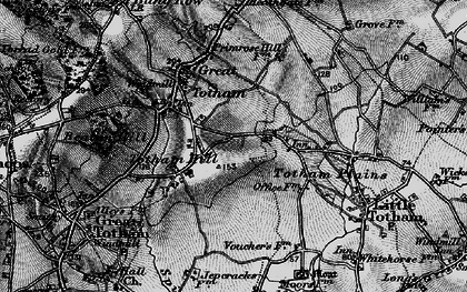 Old map of Totham Hill in 1896