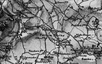 Old map of Totham Plains in 1896