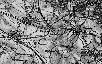 Old map of Totmonslow in 1897
