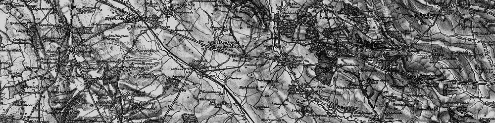 Old map of Blythe Ho in 1897