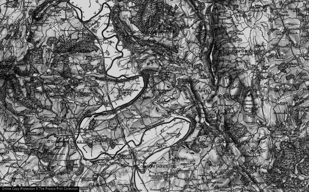 Old Map of Totnor, 1896 in 1896