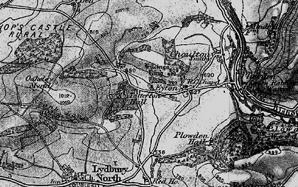 Old map of Totterton in 1899