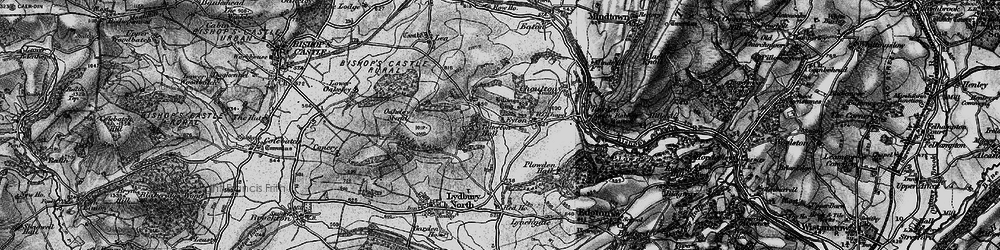 Old map of Billings Ring in 1899