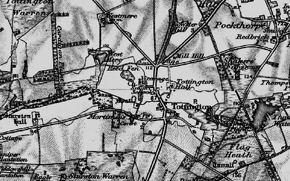 Old map of Blackrabbit Warren in 1898