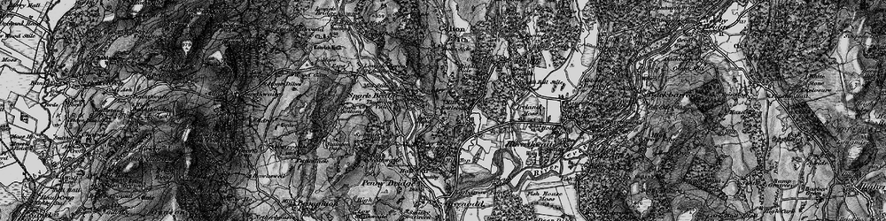 Old map of Tottlebank in 1898