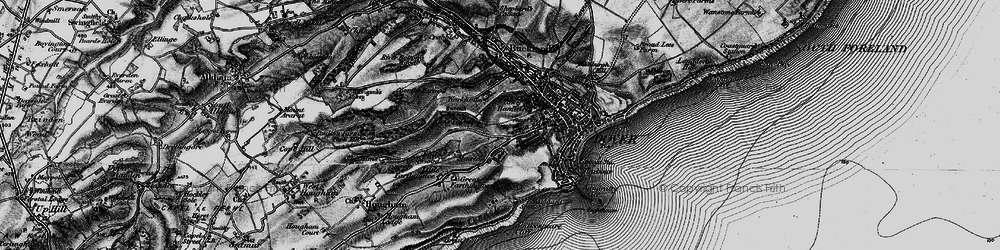 Old map of Tower Hamlets in 1895