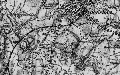Old map of Tower Hill in 1895