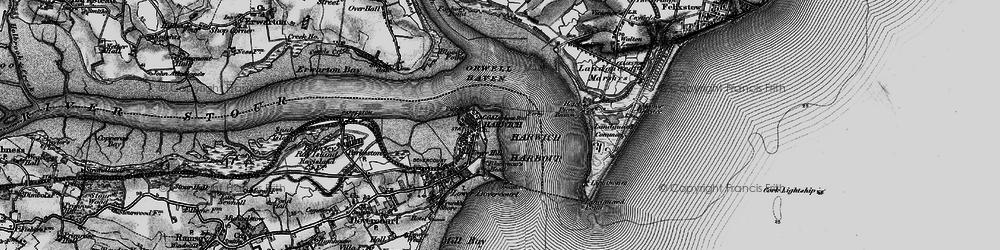 Old map of Tower Hill in 1896