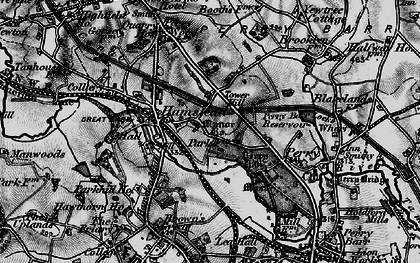 Old map of Tower Hill in 1899