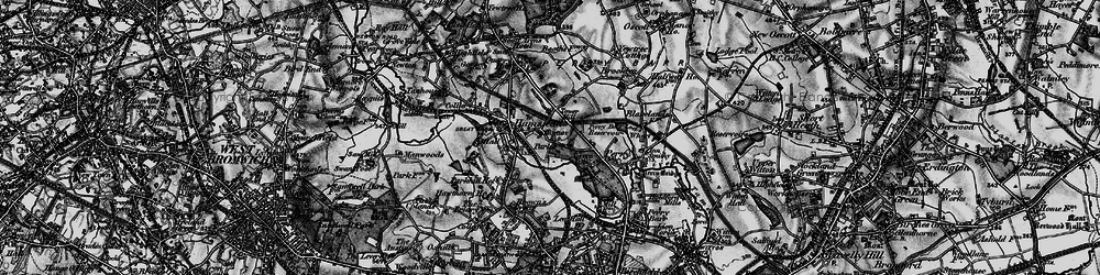 Old map of Tower Hill in 1899