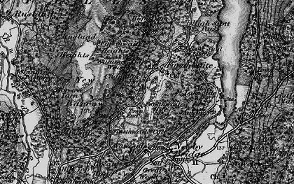 Old map of Town End in 1897