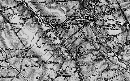 Old map of Town Fields in 1897