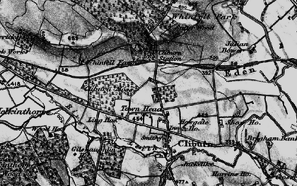 Old map of Whinfell Forest in 1897
