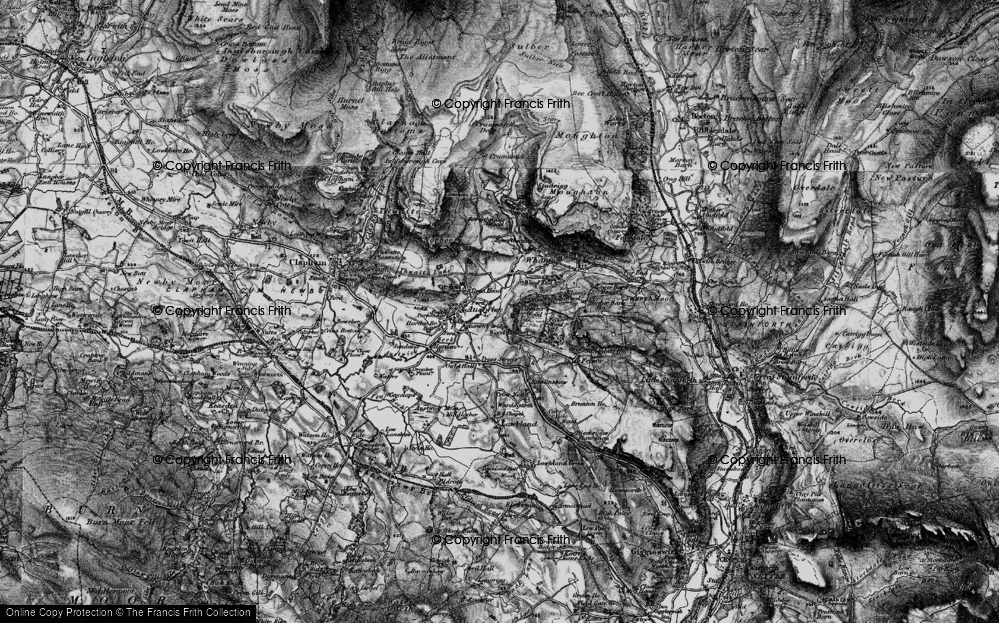 Old Map of Town Head, 1898 in 1898