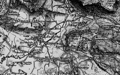 Old map of Town Head in 1898