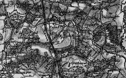 Old map of Town Littleworth in 1895