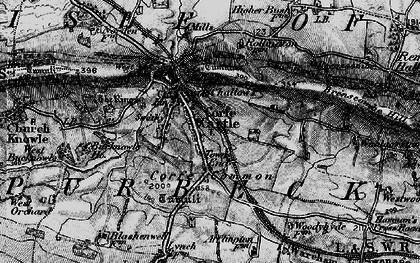 Old map of Isle of Purbeck in 1897