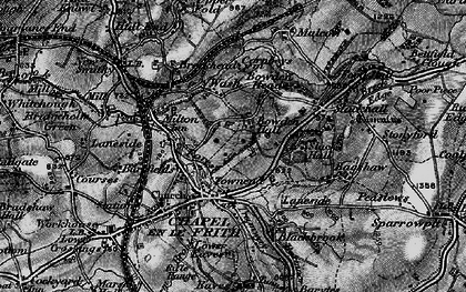 Old map of Townend in 1896