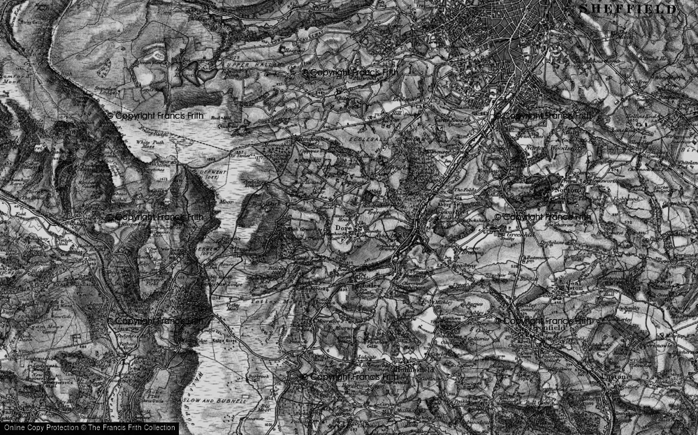 Old Map of Townhead, 1896 in 1896