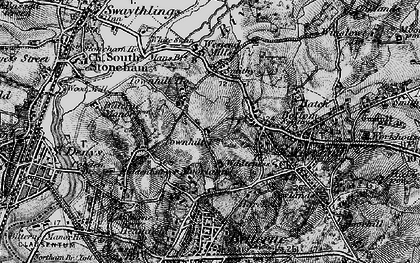 Old map of Townhill Park in 1895