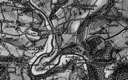 Old map of Townlake in 1896
