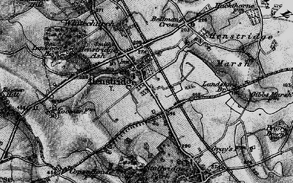 Old map of Towns End in 1898
