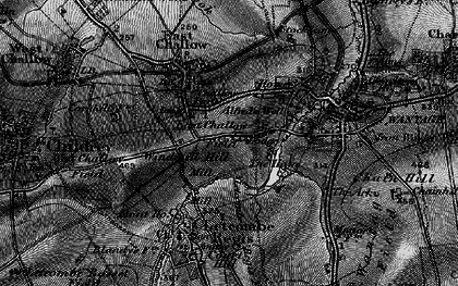 Old map of Townsend in 1895