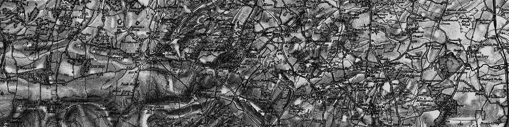 Old map of Townsend in 1895