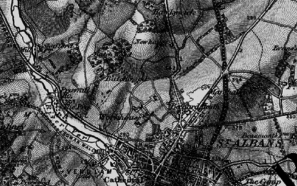 Old map of Townsend in 1896