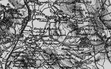 Old map of Townsend in 1897