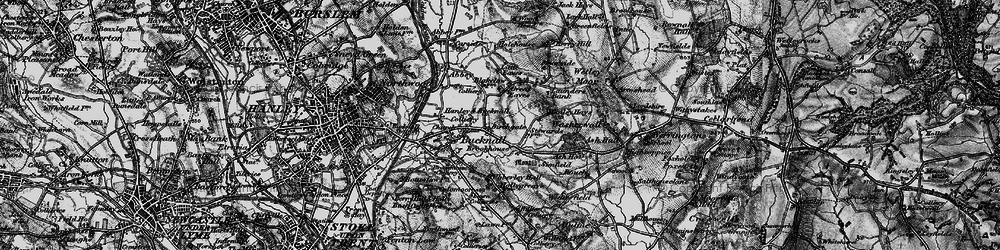 Old map of Townsend in 1897