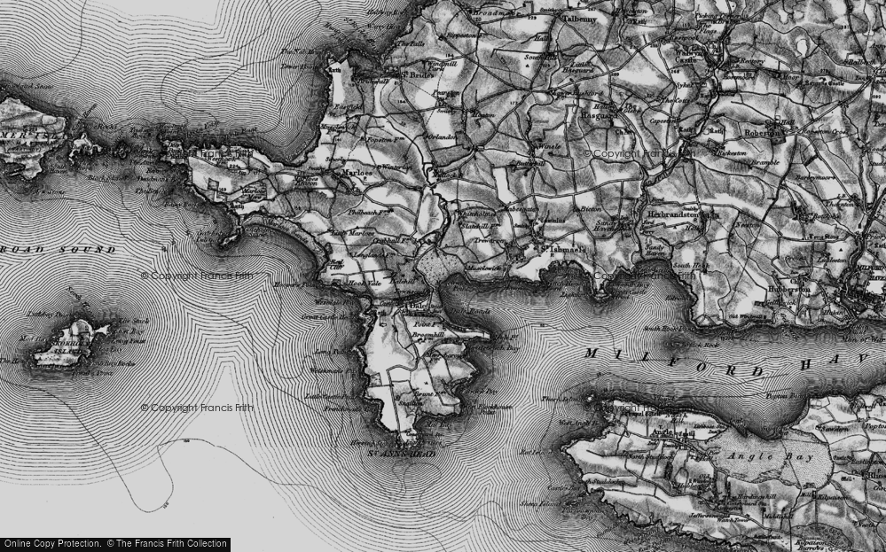 Old Map of Townsend, 1898 in 1898